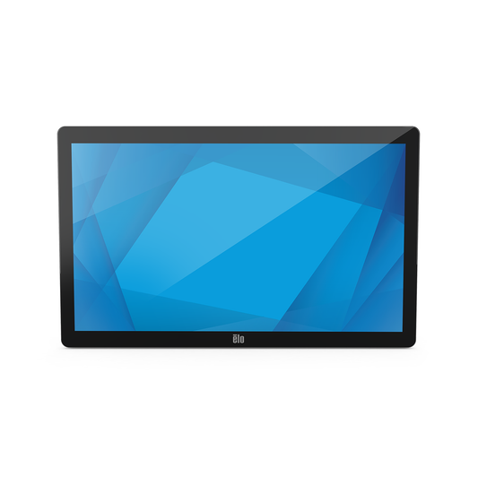 Elo 2403LM 23.8" medical-grade touch monitor, black, without stand (VESA) – front view