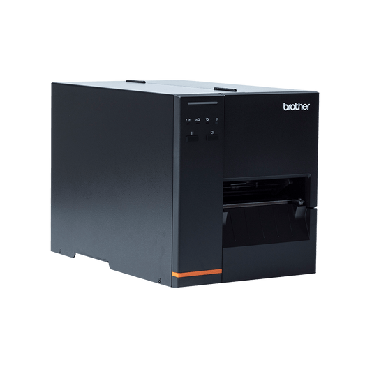 Brother TJ-4005DN industrial label printer – left side view