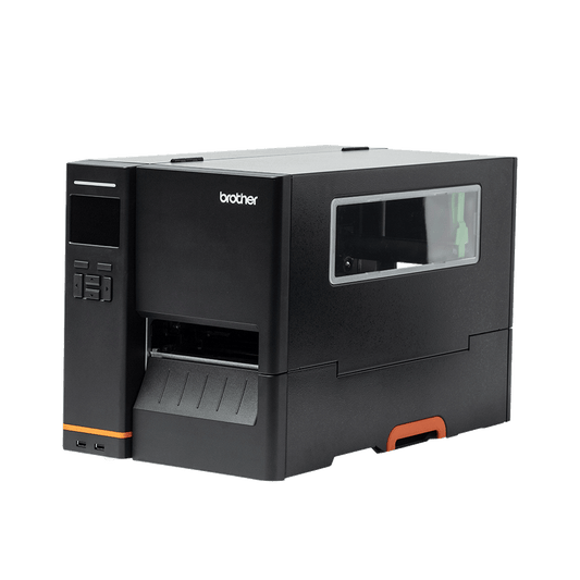 Brother TJ-4420TN industrial label printer – left side view