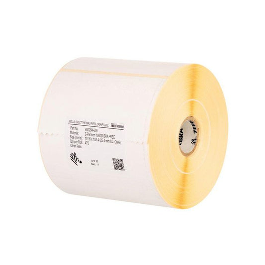 Labels, Zebra, Normal Paper, Z-Perform 1000T, W: 76.2 mm, H: 76.2 mm, D: 200 mm, C: 76 mm (3002066)