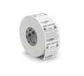 Labels, Zebra, Synthetic, Z-Ultimate 3000T White, W: 80 mm, H: 100 mm, D: 200 mm, C: 76 mm (3014089-T)