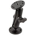 RAM Mounts držák se dvěma kulatými deskami AMPS, velikost B, střední rameno (RAM-B-101U)