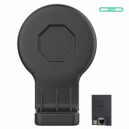 RAM Mounts GDS Uni-Conn swivel wall dock with magnetic receiver and PoE for IntelliSkin tablets – main product photo