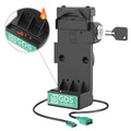 RAM Mounts GDS Uni-Conn Locking Spring-Loaded Tablet Dock + USB-A, Heated Pins (RAM-GDS-DOCKL-V12-U1CPDHU)