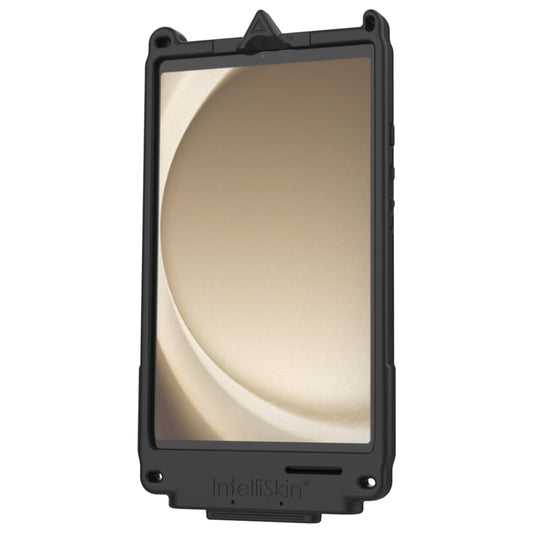 Samsung Galaxy Tab A9 in the RAM Mounts IntelliSkin Next Gen protective sleeve, compatible with GDS Uni-Conn docks