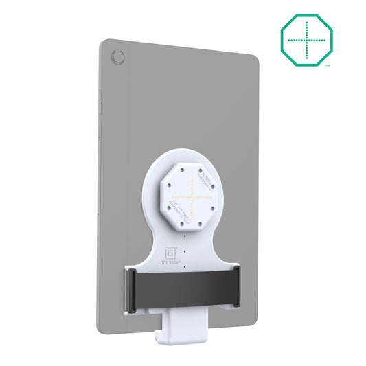 RAM Mounts GDS Tab-Conn adapter for tablets without case with rear pogo pads in light grey – main product photo
