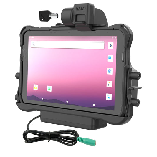 RAM Mounts key-locking powered dock for Honeywell ScanPal EDA10A tablet – product photo