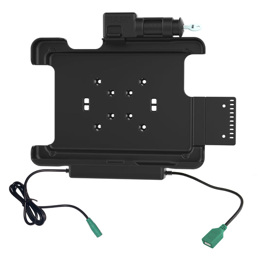 RAM Mounts key-locking power + data dock for Honeywell RT10 rugged tablet – alternative view