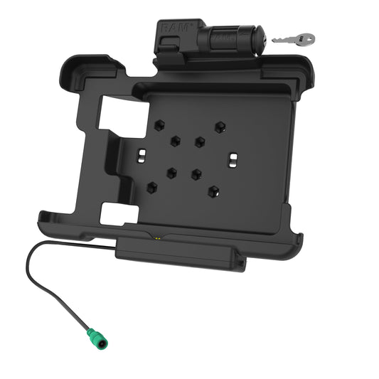 RAM Mounts key-locking GDS powered dock for Zebra XSLATE L10 rugged tablet – view 2