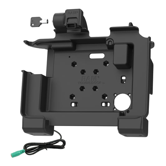 RAM Mounts Key-Locking Powered Dock with Heated Pins for Zebra ET60 and ET65 – alternative view
