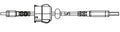 Zebra USB kabel, A – mini-B, s odlehčením tahu, pro QLn/ZQ600 (P1031365-055)