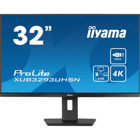 iiyama ProLite XUB3293UHSN-B5 32-inch monitor – alternate view