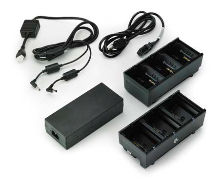 Zebra dual battery charger, 6 batteries, UK, ZQ500/ZQ600 – SAC-MPP-6BCHUK1-01