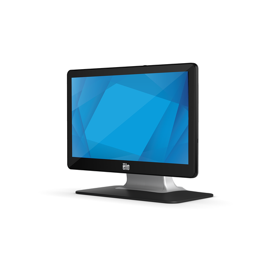 Elo 1302L 13-inch Full HD touchscreen with desktop stand, left view