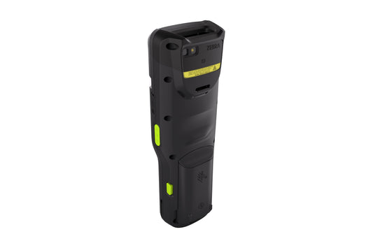 Zebra MC3450 rugged 5G keypad mobile computer, straight shooter, 29-key numeric keypad (MC345B-3S1R62SS-A6) – back view