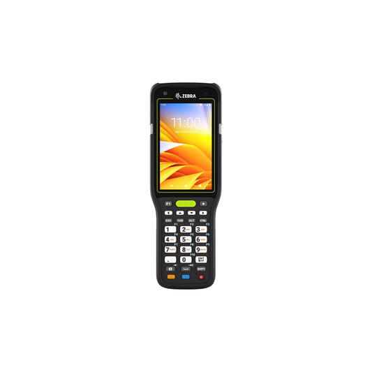 Zebra MC3450 rugged 5G keypad mobile computer, straight shooter, 29-key numeric keypad (MC345B-3S1M52SS-A6) – front view