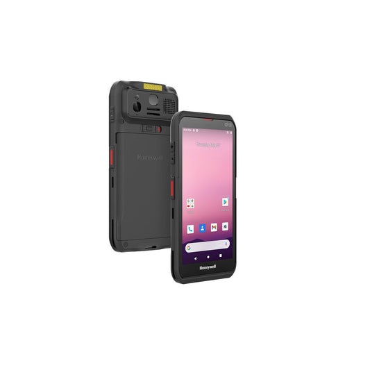 Honeywell ScanPal EDA56 Android mobile computer, Wi-Fi, S0703 2D imager (EDA56-00AE6BN21RK) – front and back view