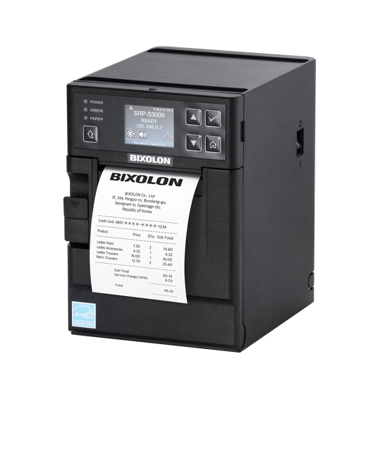 BIXOLON SRP-S300II 3-inch receipt printer, black (SRP-S300IIK/BEG) – receipt printing