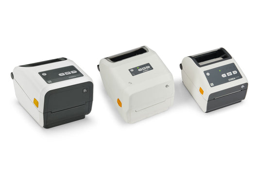 Zebra ZD421t-HC healthcare thermal transfer label printer, white, 300 dpi, USB + Ethernet (ZD4AH43-30EE00EZ) – ZD400 healthcare series