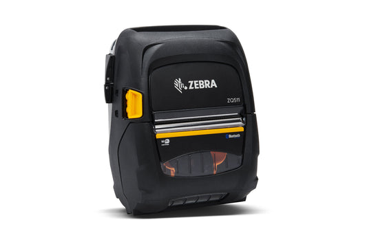 Zebra ZQ511 mobile receipt and label printer, black, Bluetooth, linerless (ZQ51-BUE100E-00) – 3/4 view