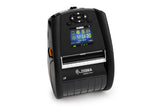Zebra ZQ620 Plus mobile receipt and label printer, black, Bluetooth (ZQ62-AUFAE14-00) – front view