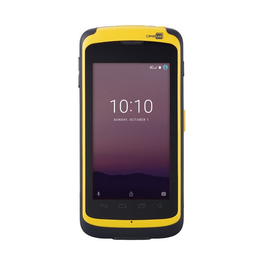 CipherLab RS51 rugged Android touch mobile computer, Wi-Fi + 4G LTE, 2D imager, EU power supply (AS51E2BE4Q401) – front view