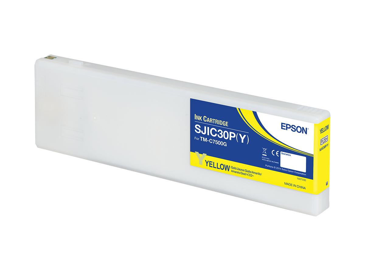 Epson SJIC30P(Y) yellow ink cartridge C33S020642 for ColorWorks C7500G