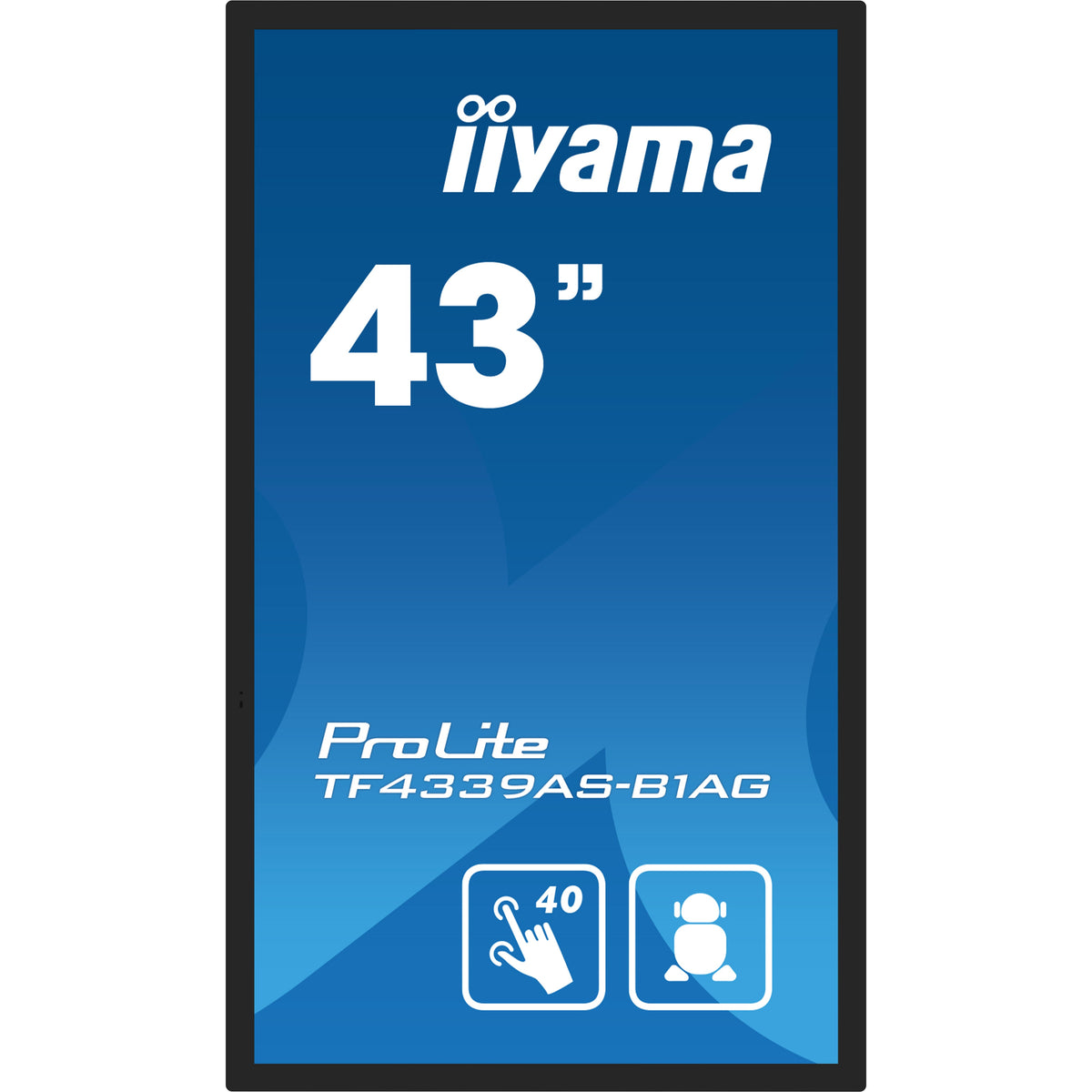 iiyama ProLite TF4339AS-B1AG 43" Open-Frame Touch Display – official product photo 3 (TF4339AS-B1AG)