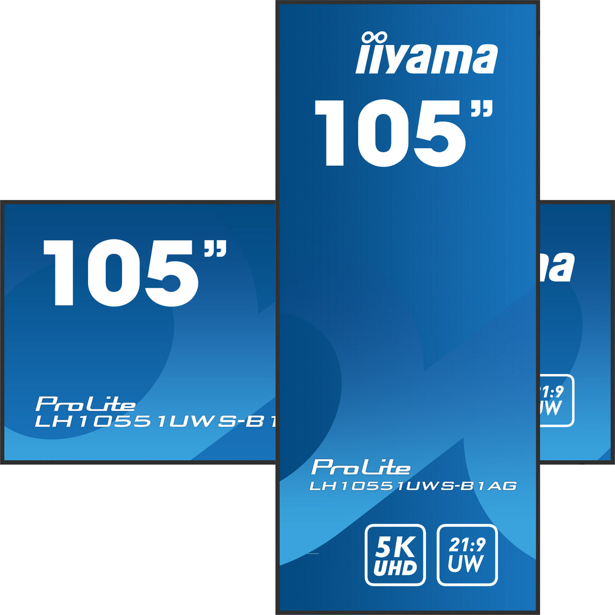 iiyama ProLite LH10551UWS-B1AG 105" 5K 21:9 Digital Signage Display – official product photo 3 (LH10551UWS-B1AG)
