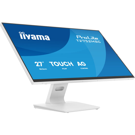 iiyama ProLite T2752MSC-W1AG 27-inch touch monitor, white