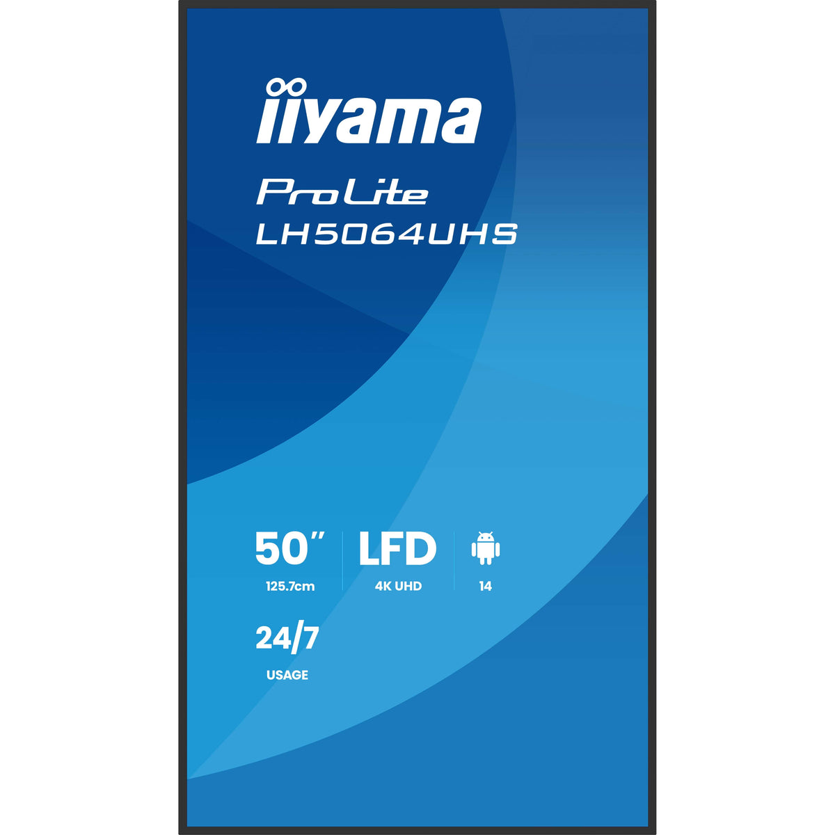 iiyama ProLite LH5064UHS-B1AG 50" 4K Digital Signage Display – official product photo 3 (LH5064UHS-B1AG)