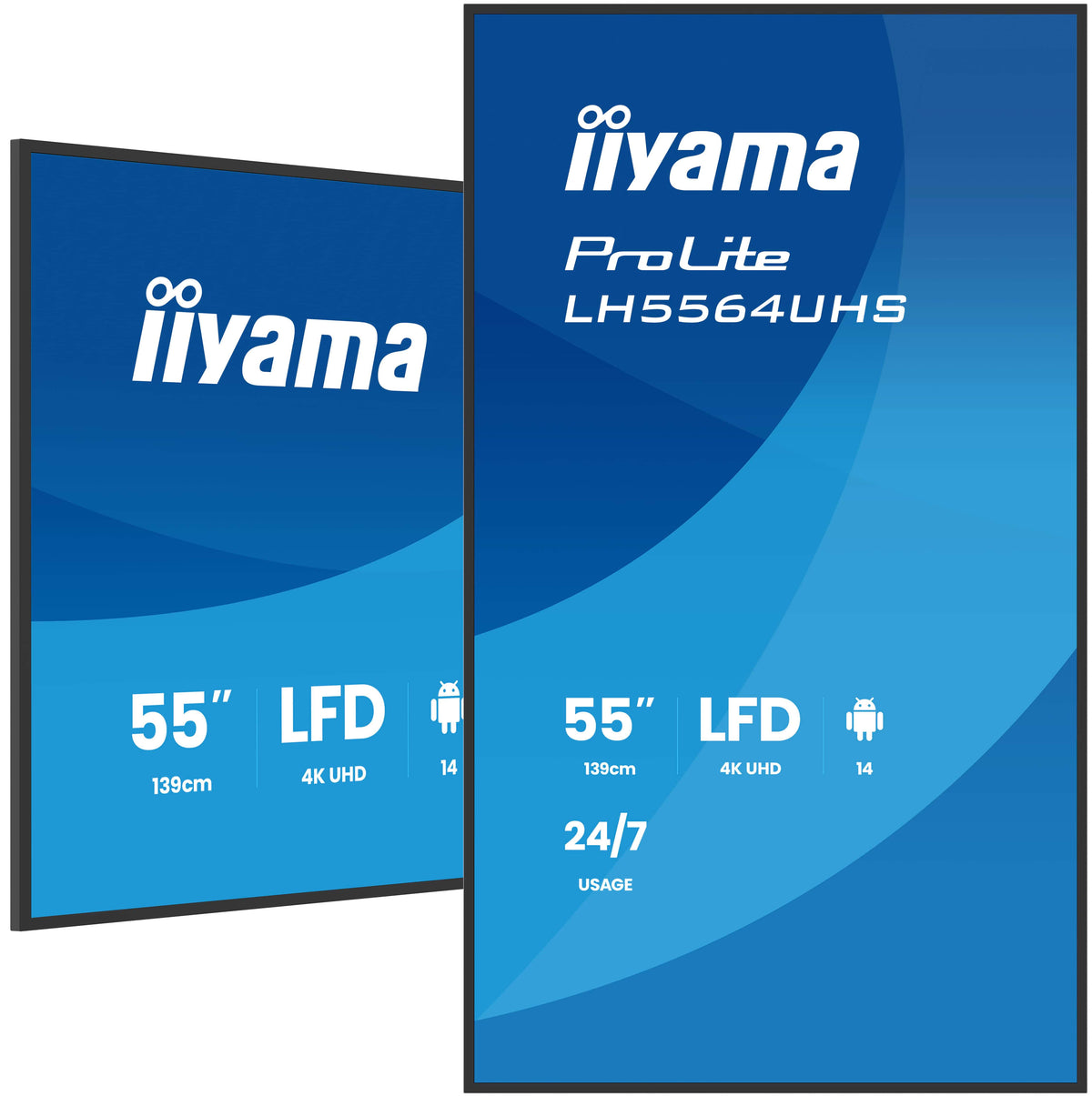 iiyama ProLite LH5564UHS-B1AG 55" 4K Digital Signage Display – official product photo 1 (LH5564UHS-B1AG)