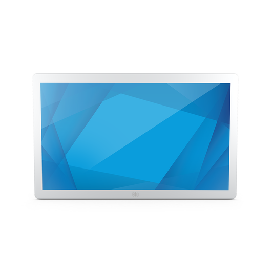 Elo 2403LM 23.8" medical-grade touch monitor, white, without stand (VESA) – front view