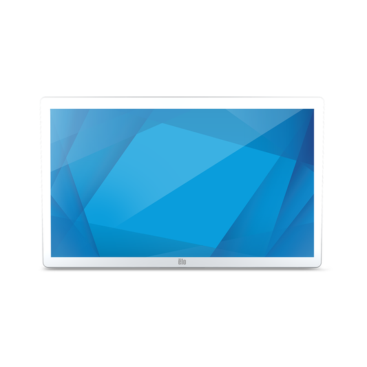 Elo 2703LM 27" medical-grade touch monitor, white, without stand (VESA) – front view