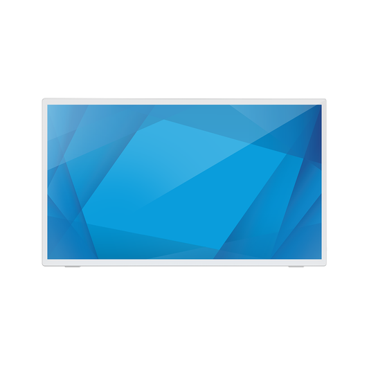 Elo 2770L 27-inch touch monitor in white, front view