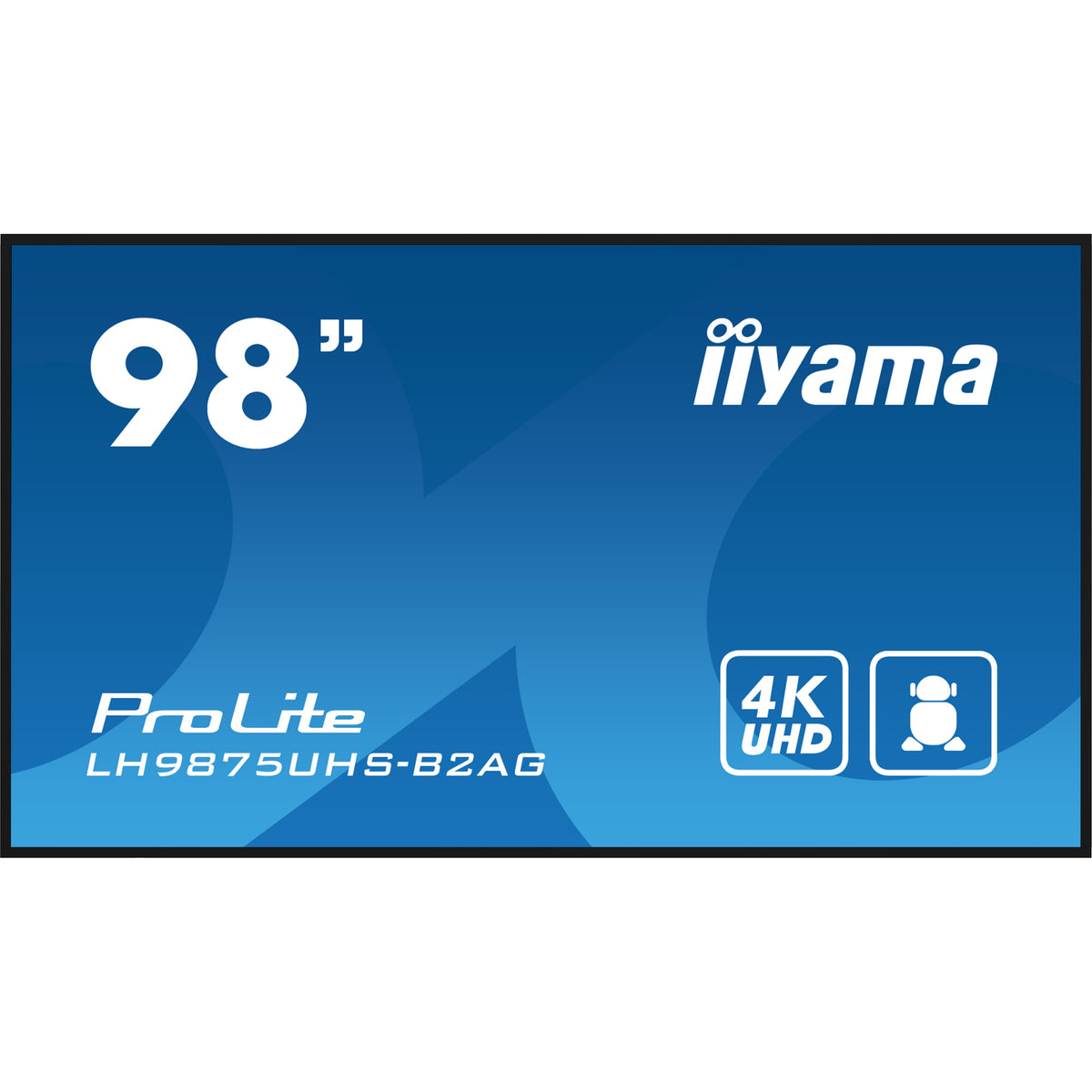 iiyama ProLite LH9875UHS-B2AG 98" 4K Digital Signage Display – official product photo 2 (LH9875UHS-B2AG)