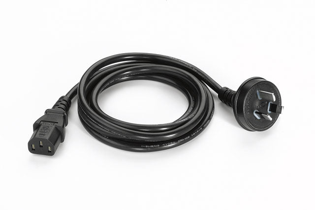 Zebra power cord, C13, Australia, 1.8 m – 50-16000-217R