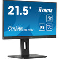 iiyama ProLite XUB2293HSU-B7 22" monitor, FHD 100 Hz, USB hub, výškově nastavitelný (XUB2293HSU-B7)