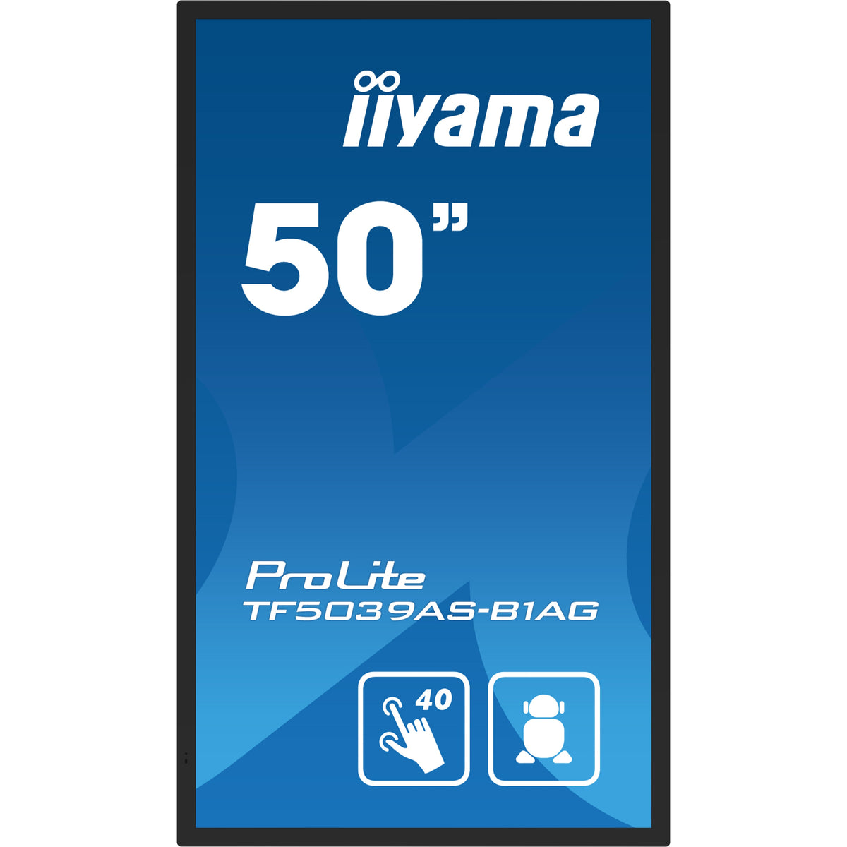 iiyama ProLite TF5039AS-B1AG 50" Open-Frame Touch Display – official product photo 3 (TF5039AS-B1AG)