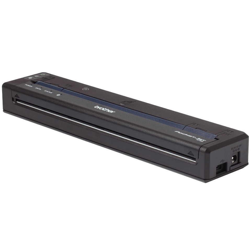 Brother PJ-863 A4 mobile thermal printer – left side view