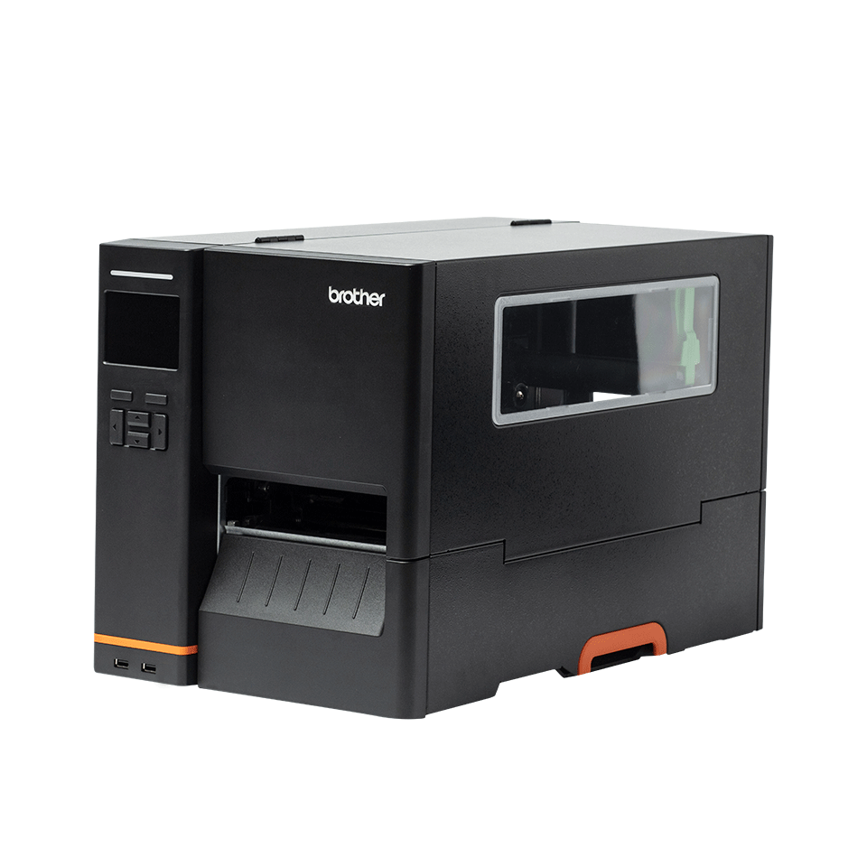 Brother TJ-4420TN industrial label printer – left side view