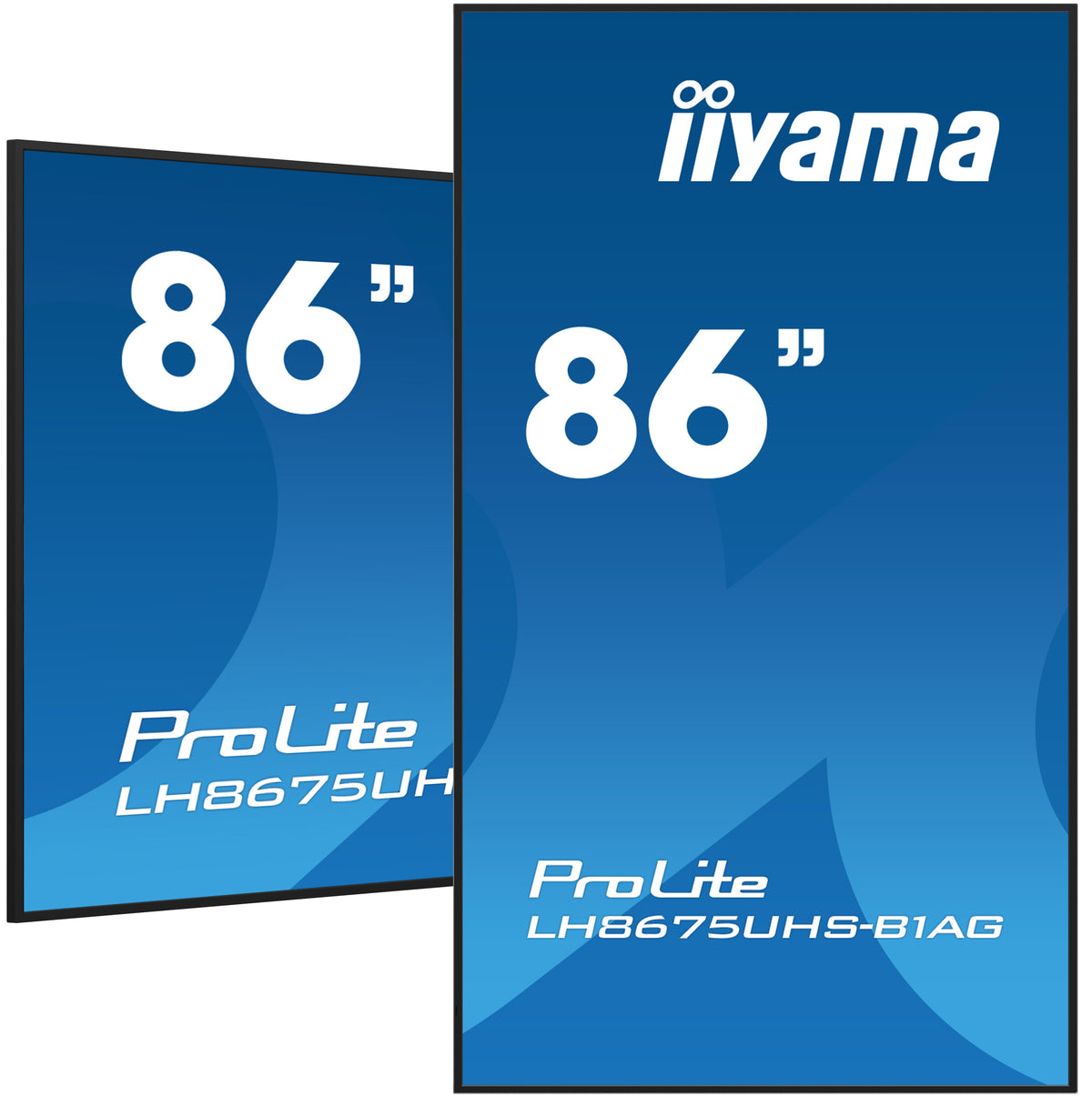 iiyama ProLite LH8675UHS-B1AG 86" 4K Digital Signage Display – official product photo 1 (LH8675UHS-B1AG)