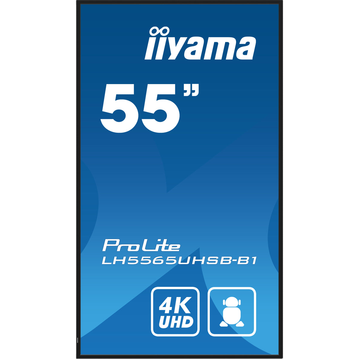 iiyama ProLite LH5565UHSB-B1 55" 4K Digital Signage Display – official product photo 3 (LH5565UHSB-B1)