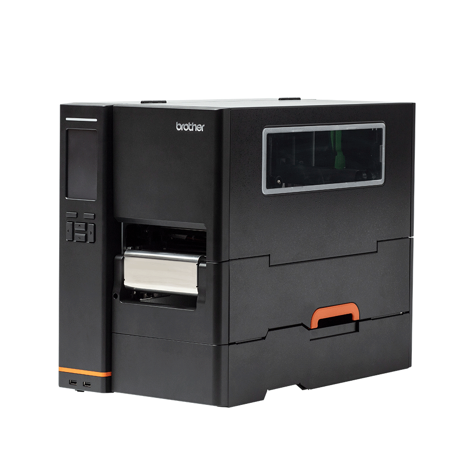Brother TJ-4422TN industrial label printer – left side view