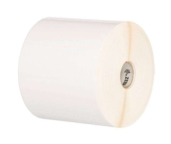 Labels, Zebra, Synthetic, Z-Ultimate 3000T White, W: 101.6 mm, H: 101.6 mm, D: 200 mm, C: 76 mm (880350-101)