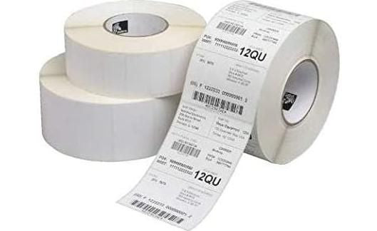 Labels, Zebra, Normal Paper, Z-Perform 1000T, W: 101.6 mm, H: 101.6 mm, C: Fanfold (86860)