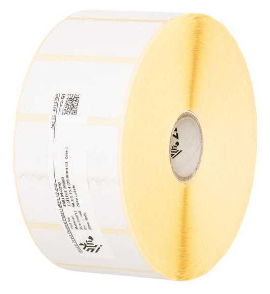 Zebra Z-Select 2000D, label roll, thermal paper, premium coated, for midrange/high end printers, core 76mm, diameter 200mm, dimensions (WxH) 51x25mm, 5180 labels/roll, free of Bisphenol, free of Bisphenol A, free of Bisphenol S (880154-025)