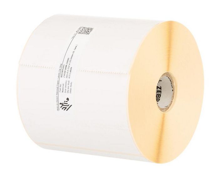 Labels, Zebra, Thermal Paper, Z-Perform 1000D, W: 69.85 mm, H: 31.75 mm, D: 127 mm, C: 25.4 mm (880181-031D)