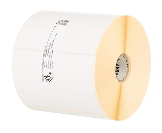 Labels, Zebra, Thermal Paper, Z-Perform 1000D, W: 101.6 mm, H: 165.1 mm, D: 200 mm, C: 76 mm (3007419-T)