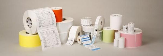 Labels, Zebra, Thermal Paper, Z-Perform 1000D, W: 102 mm, H: 192 mm, D: 127 mm, C: 25.4 mm (3009724-T)